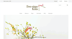 Desktop Screenshot of ewe-niqueknits.com